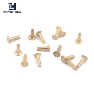 Brass Countersunk Head Clutch Rivet