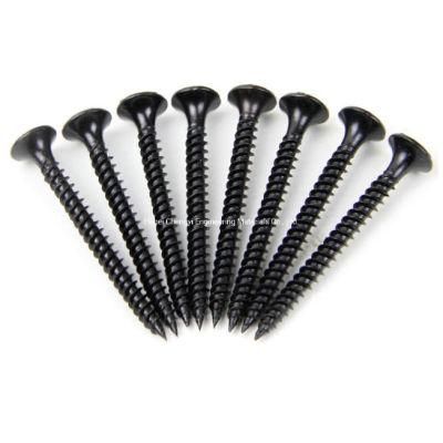 #6 Drywall Screws Phillips Wood Screws Assortment Kit Carbon Steel Black Self Tapping Screws Screw Set for Drywall Sheetrock Furniture