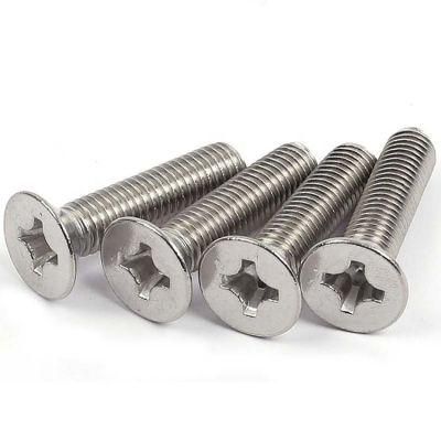 Stainless Steel Csk Cross Recessed Countersunk Head Screw