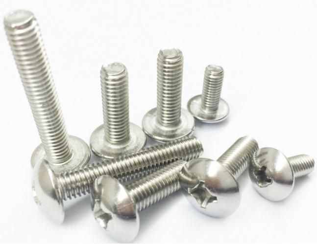 China Suppliers Stainless Steel Machine Screws Phillips Pan Mushroom Head Screw Wholesaler