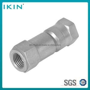 Ikin Carbon Steel Tp Direct Pressure Gauge Connector for Hydraulic Quick Coupler Fittings Hydraulic Connector Hose Fitting