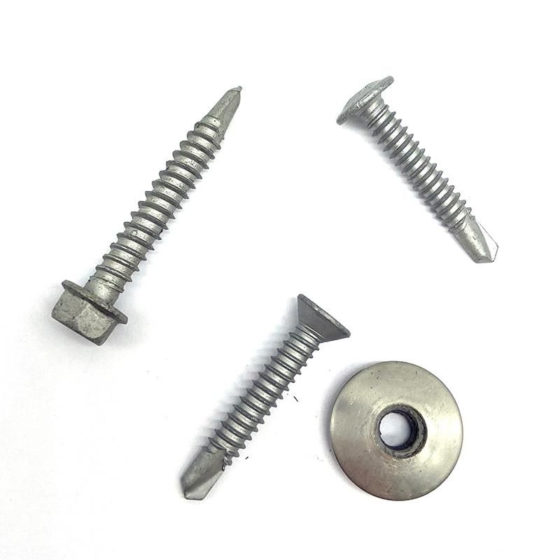 Hex Washer Hight Head Shoulder Under Head Post Ame Screw Type 17 Cut Point Assembled with Bonded Washer