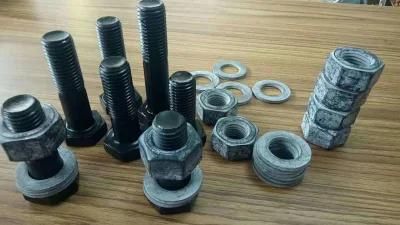 Excavator Undercarriage Parts Plow Bolt and Hex Nut