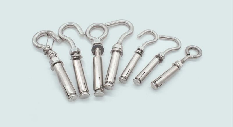 Stainless Steel 304 Open Hook Sleeve Anchor C Type Sleeve Concrete Shell Anchor Expansion Anchor for Concrete