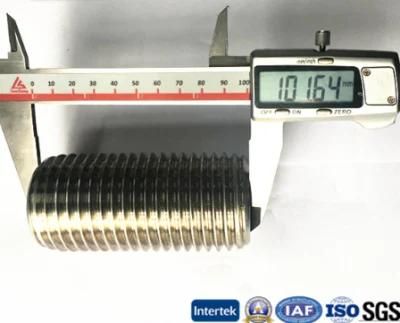 Stainless Steel 304 Double Chamfer Stud Bolts M48*100mm
