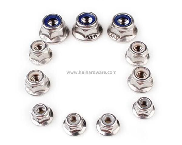 Stainless Steel Nylon Lock Hex Flange Nut (DIN6926)