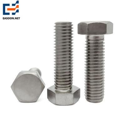 Titanium Screws M8 Ta2 Hex Bolt ANSI/ ASME B18.2.1 Gr. 2 Hexagonal Bolt