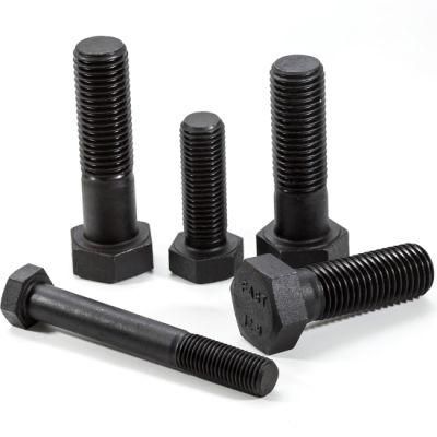 DIN 933 DIN 931 Hexagon Head Screws Threaded up to The Head Hex Head Bolt Black Wholesale Carbon Steel