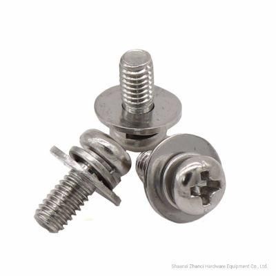 M4 Machine Screw with Washer Hex Drive Screw