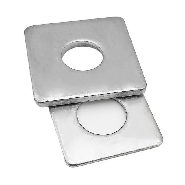 Square Washer Carbon Steel Black Galvanized Carbon Steel Gasket High Strength Flat Washer