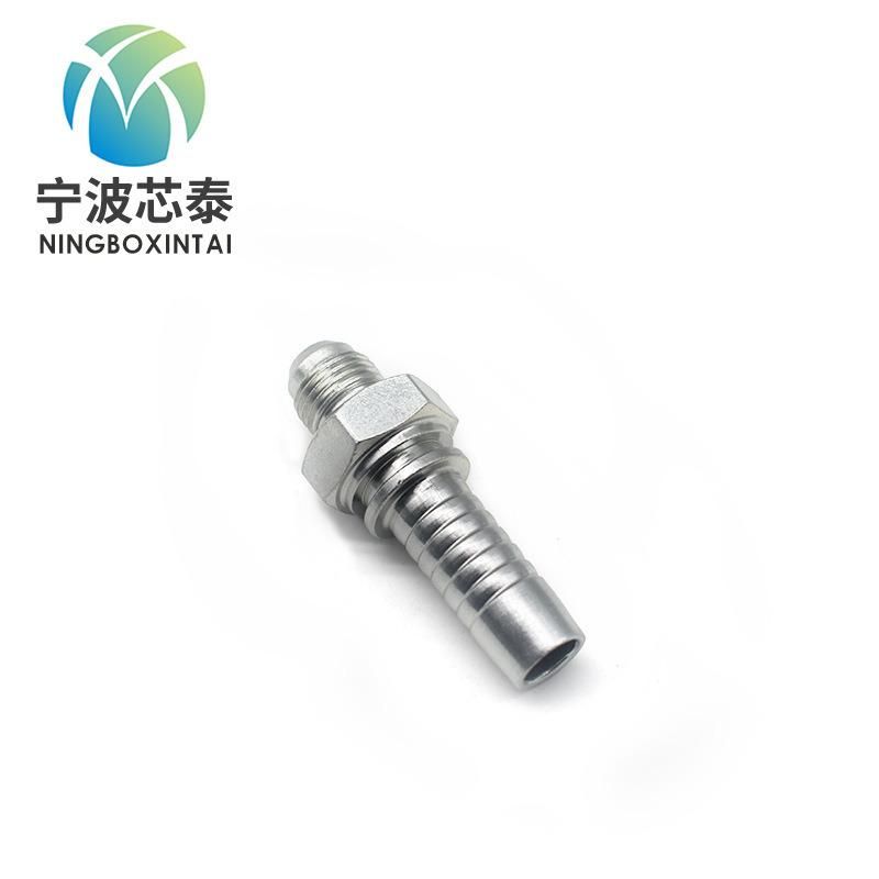 One Piece Fitting Customize Hydraulic One Piece Crimp Fitting OEM Highly Polished Hydraulic Fitting for Pipe Equipment Reducer Pipe Fitting Elbow Pipe Fitting
