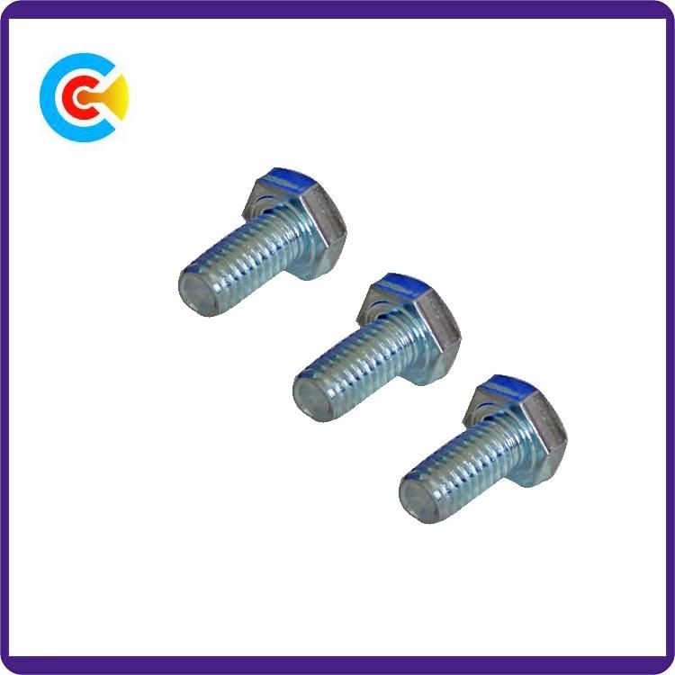 Galvanized M6 Cross Machinery Parts Fastener Hexagon Head Screws