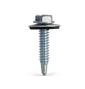 Wholesale Self Drilling Screw with Dome EPDM Washer (self drilling screws for roofing) Wafer Head Self Drilling Screw