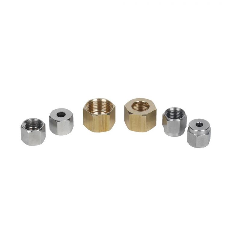 Slotting Nut, Brass Nut, Round Nut, Internal and External Thread Nut