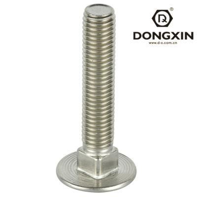 Strengthened Cap Head Square Neck Bolts DIN 603 Zinc Plated