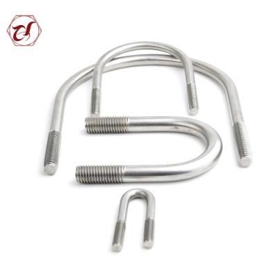 Stainless Steel DIN3570 Half Thread 304 Nut U Bending Bolt