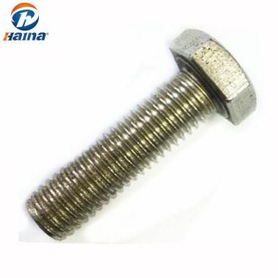 Jiaxing Haina Stainless Steel A2-70 18-8 Hex Thread Bolt