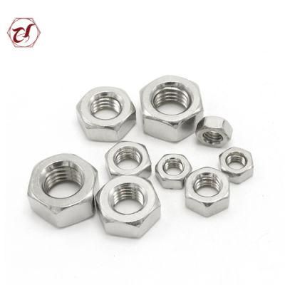 M12 Stainless Steel 304 316 DIN934 Hex Nuts