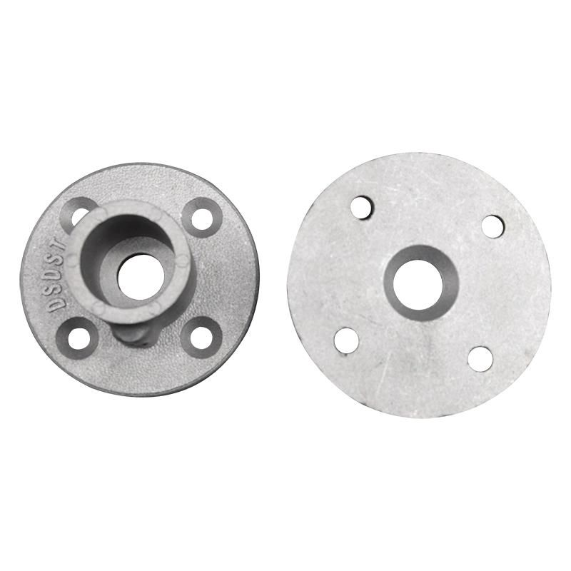 Aluminium Key Clamp Pipe Fittings Base Floor Flange 4 Holes Pipe Flanges
