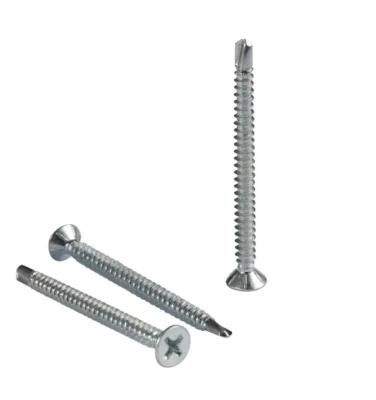 Galvanized CSK head PH drive drilling point screw self drilling screw