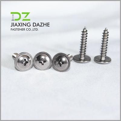 Stainless Steel Screw Cross Round Washer Head Self Tapping Screw