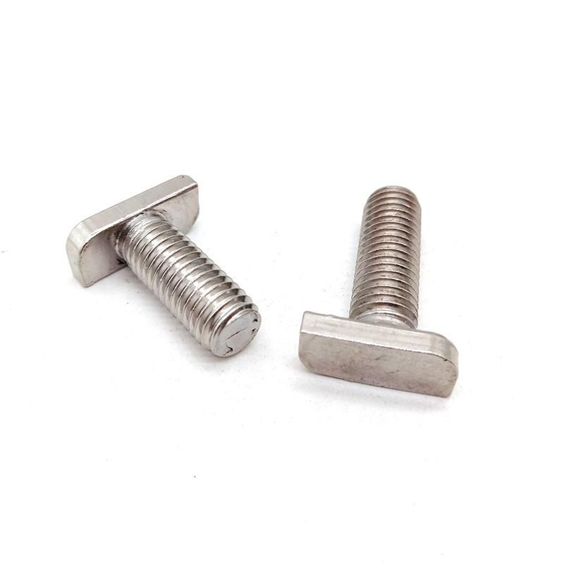 Fastener Stainless Steel 304 316 T Bolt A193 B7 Square Head T Bolt