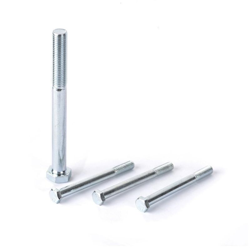 Carbon Steel Grade 8.8 10.9 DIN931 Hexagon Hex Head Bolt
