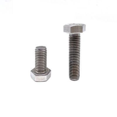 M14 M16 316 Stainless Steel Hexagon Head Bolts DIN 933 with Full Thread