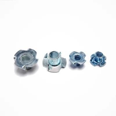 China Professional Manufacturer Four Claws Nuts Prong Nuts T-Nut Tee Nuts
