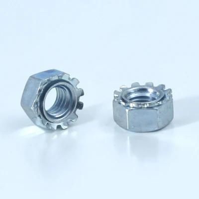 Hex K Lock Nuts Zinc Plated