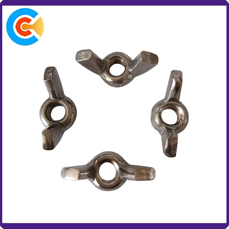 Stainless Steel Wing Nuts DIN315 M6 for Industry