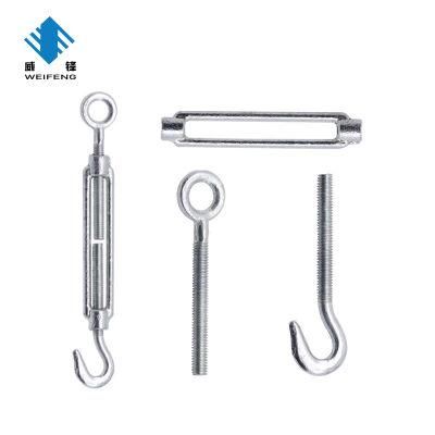 DIN1480 Turn Buckle No Weifeng Bolt Hook and Eye Forged