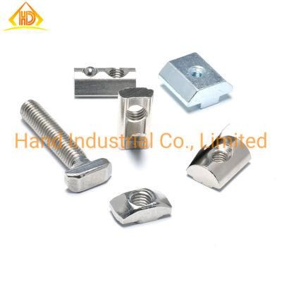 China Supply 20 30 35 40 Series Aluminum Profile Self-Aligning Nut Sliding T Slot Nut