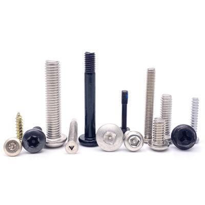 Custom Pentagonal Square Torx Socket Triangle Pin Anti Theft Security Screws