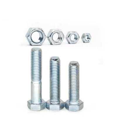 China Manufacturer Precise Metal DIN-933 DIN-931 Hex Bolt M28 M12 M14