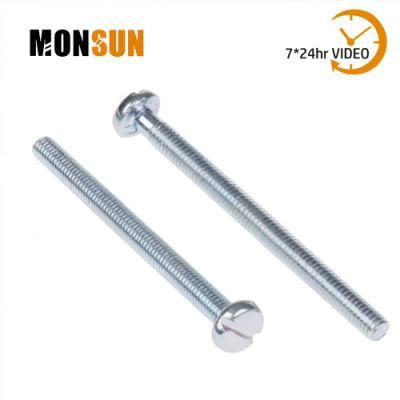 DIN 85 Slotted Pan Head Steel Machine Screw