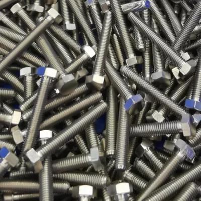 DIN933 Hex Bolts in Stainless Steel Fastener and Titanium Screws Tc4 M5*35