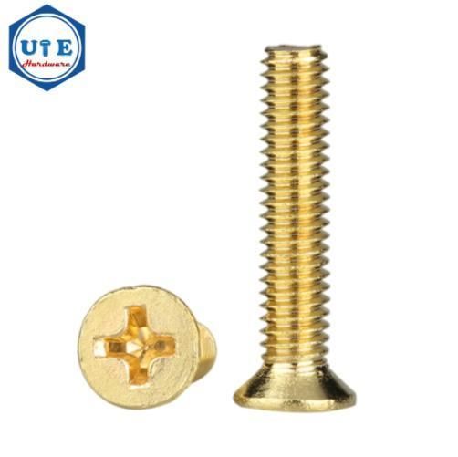 Hot Sales Brass Self Tapping Screw Cross Recess Drives DIN7982 Standard