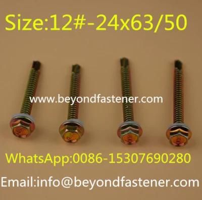 Bi-Meatal Roofing Screw Roofing Bolts Self Drilling Screw 2000 Hours 2000 Cycles