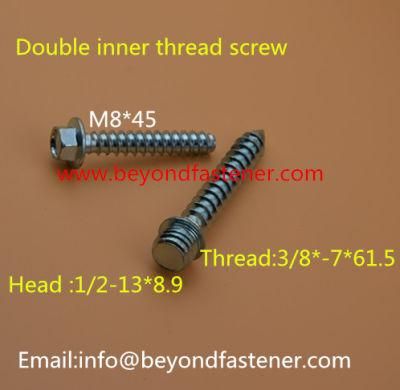 Double Inner Thread Screw