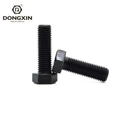 M8 DIN 931 DIN 933 Fastener Grade 8.8/10.9/12.9 High Tensile Black Oxide Hex Head Bolts