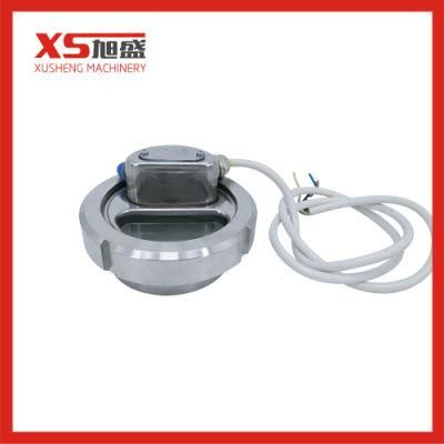 SS304 Stainless Steel Hygienic Sight Glass with Light