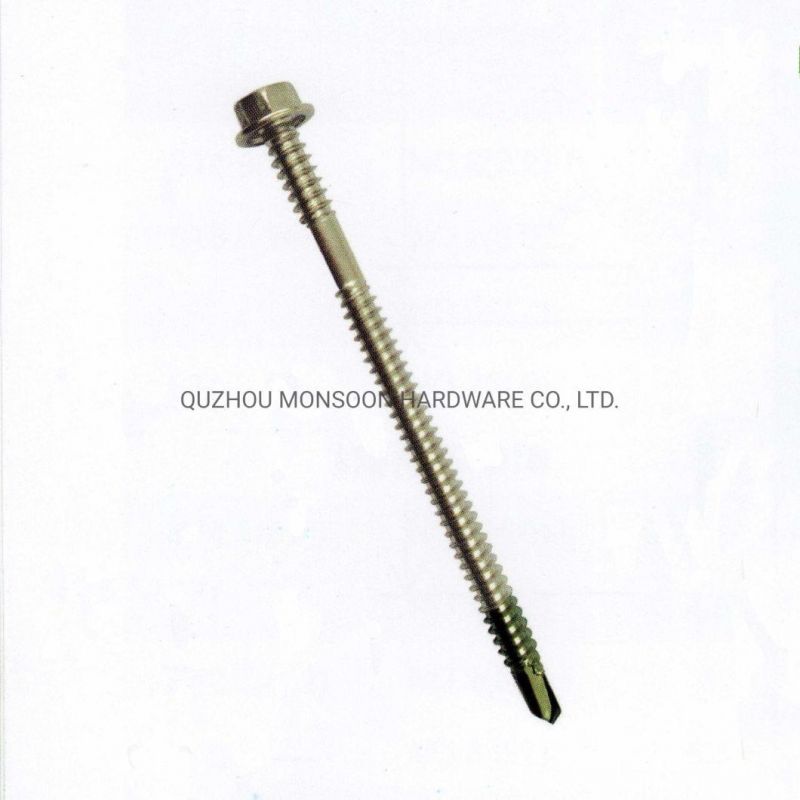 Stainless Steel Hexagonal Head Bi-Metal Self Drilling Screws