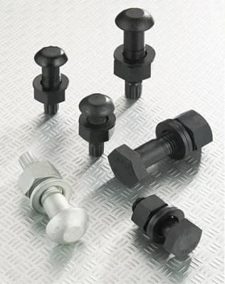 Black - Grade 8.8 - M27 - Jss II 09 - S8t - Tension Control Bolt- Carbon Steel - 10b33