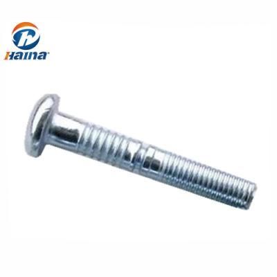 Zinc Plated Ring Grooved Lock Bolt for Railway and Bridge