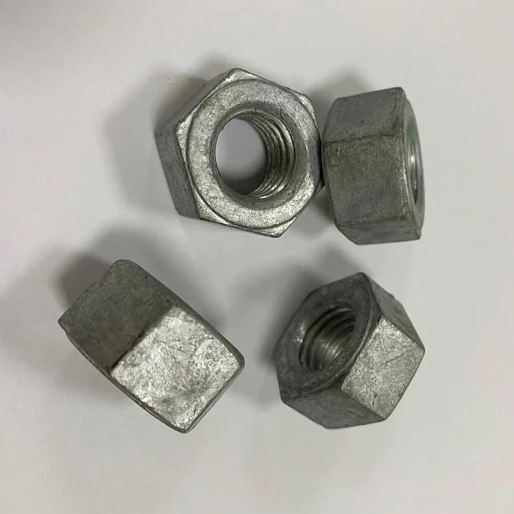 ASTM A194 Heavy Hex Nut Grade 2h for HDG A325 Bolt