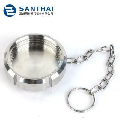 Sanitary Stainless Steel SS304 Complete SMS DIN Union with Chain