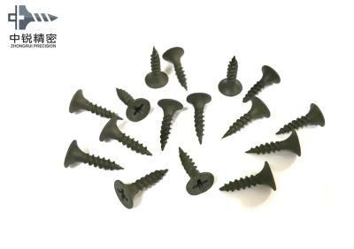 12X1-1/2 Cold Heading Quality Phillips Bugle Head Crose Thread Black Phospahte Drywall Screws