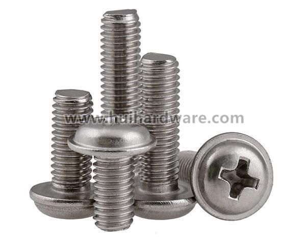 Stainless Steel 304 Pan Washer Head Machine Screws