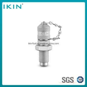 Ikin Stainless Steel Bh Hydraulic Test Coupling with Bulkhead Shock Flange Valves Hydraulic Test Connector Hose Fitting